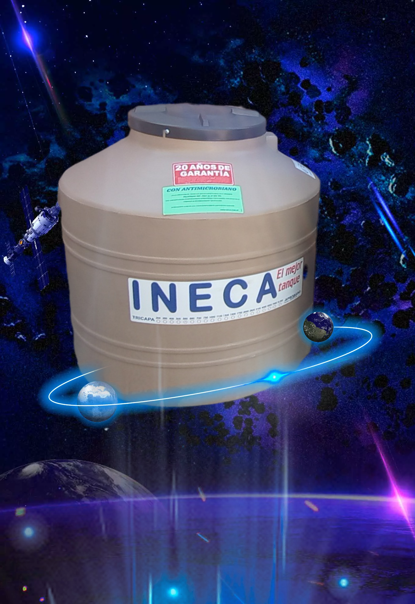 Tanque 700 L Polietileno Tricapa