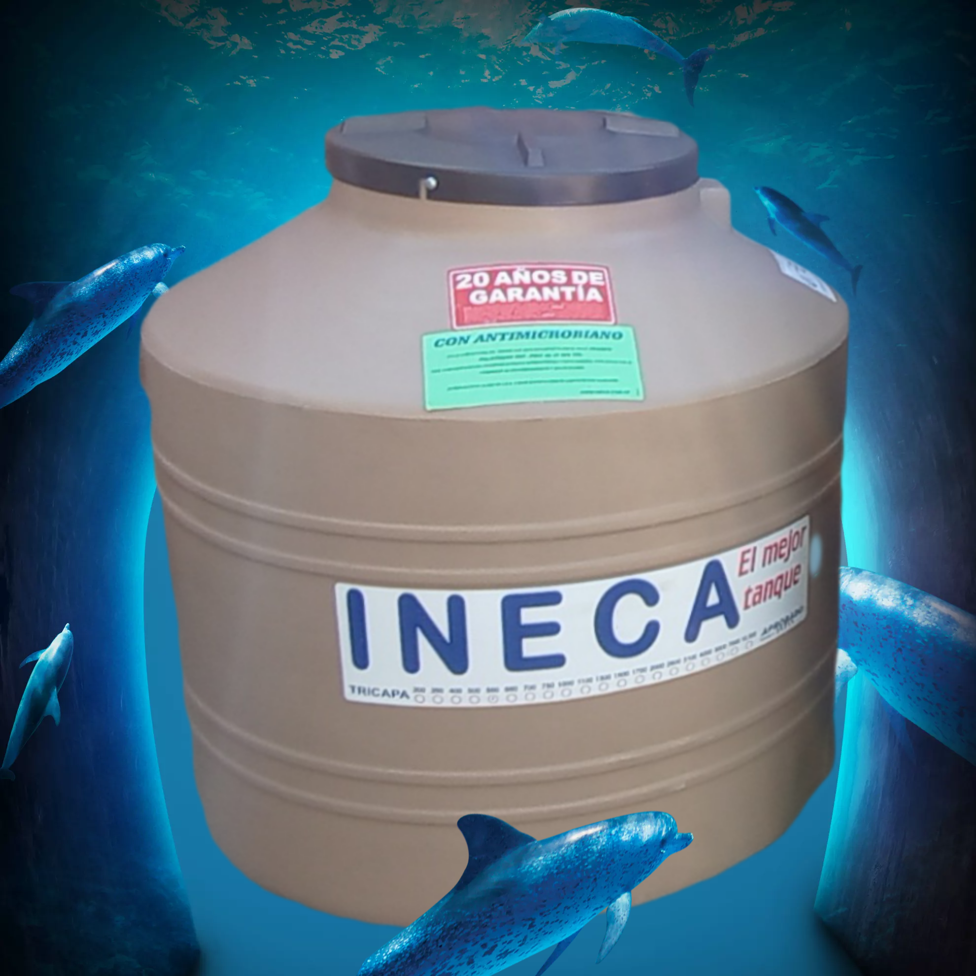 Tanque 1000 L Polietileno Tricapa