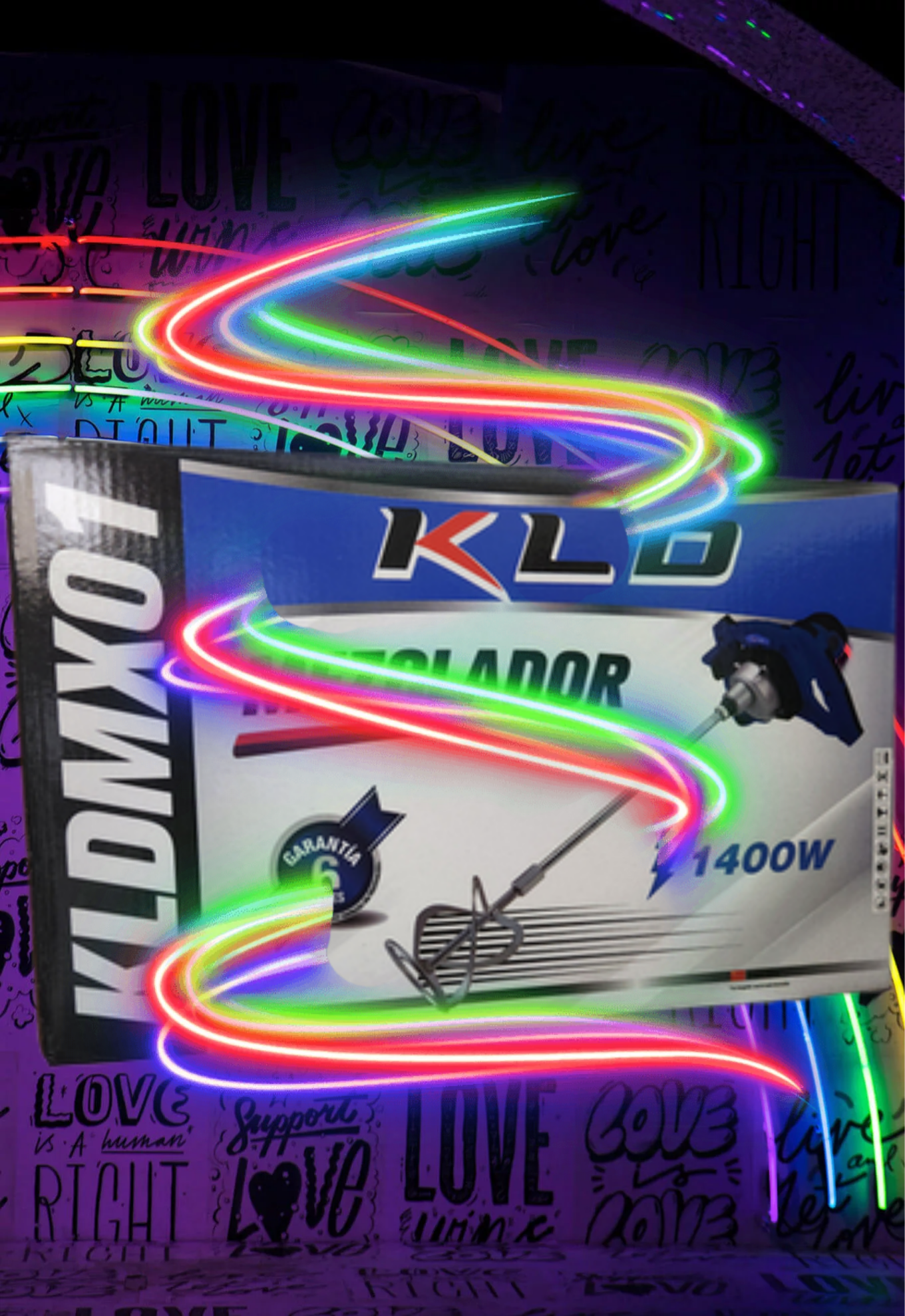 Mezclador Pintura Eléctrico 1400w - Imagen 2