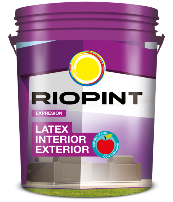 Latex INTERIOR EXTERIOR (20lts), Expresión. RIOPINT. - Imagen 2