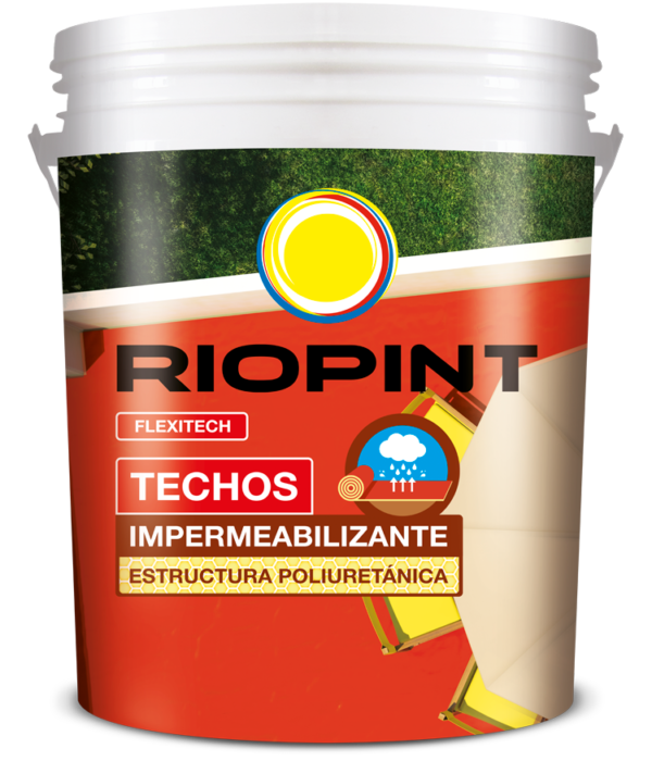 LATINEX TECHO FIBRADO TEJA, 20lts. RIOPINT.
