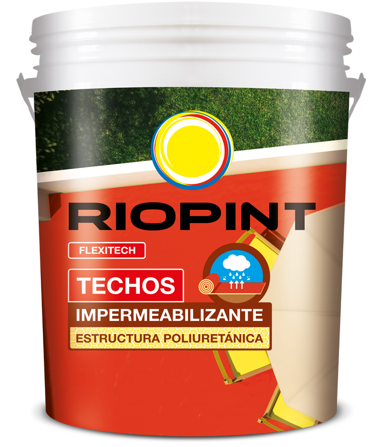 LATINEX TECHO FIBRADO BLANCO, 20lts. RIOPINT. - Imagen 2