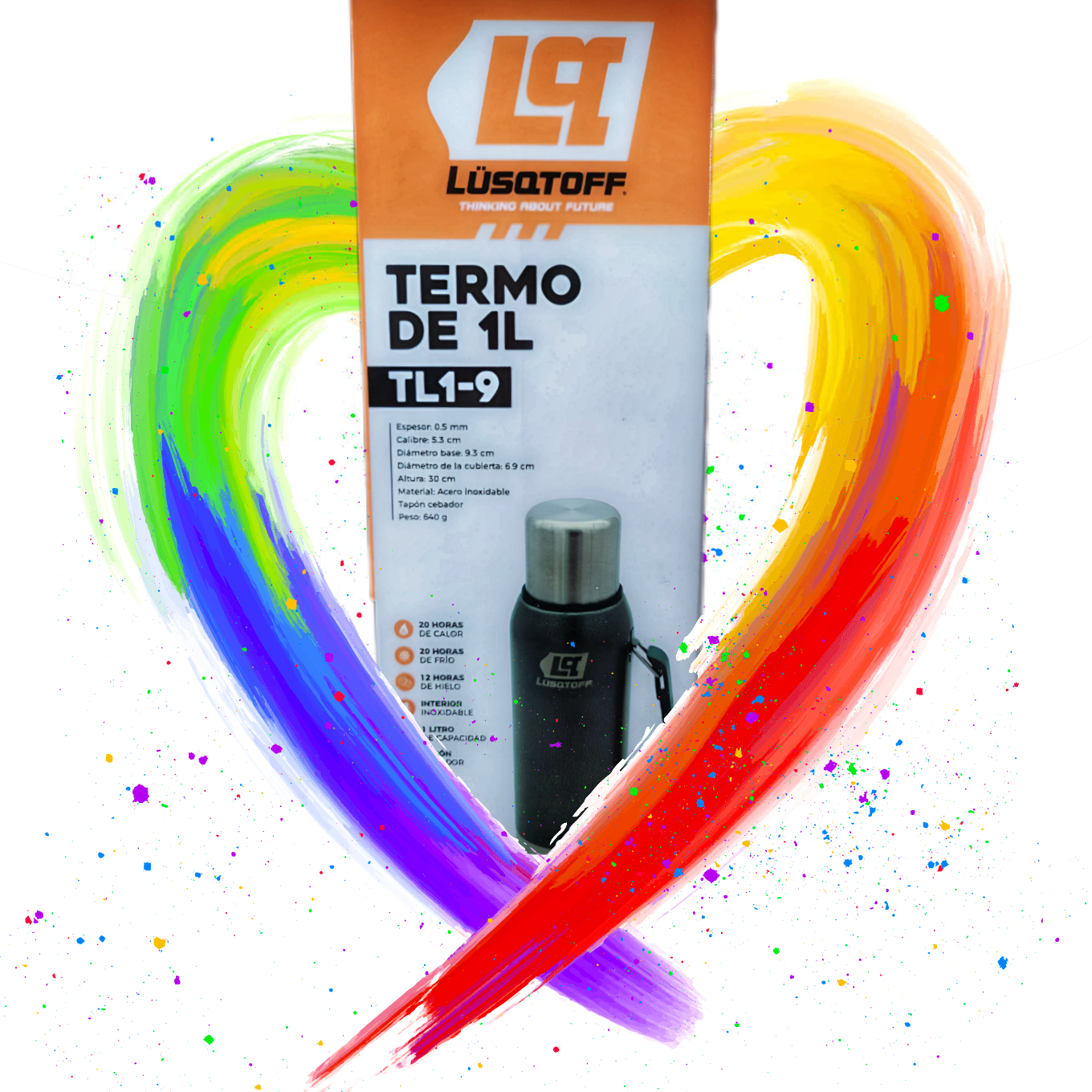 Termo INOXIDABLE 1L - LUSQTOFF