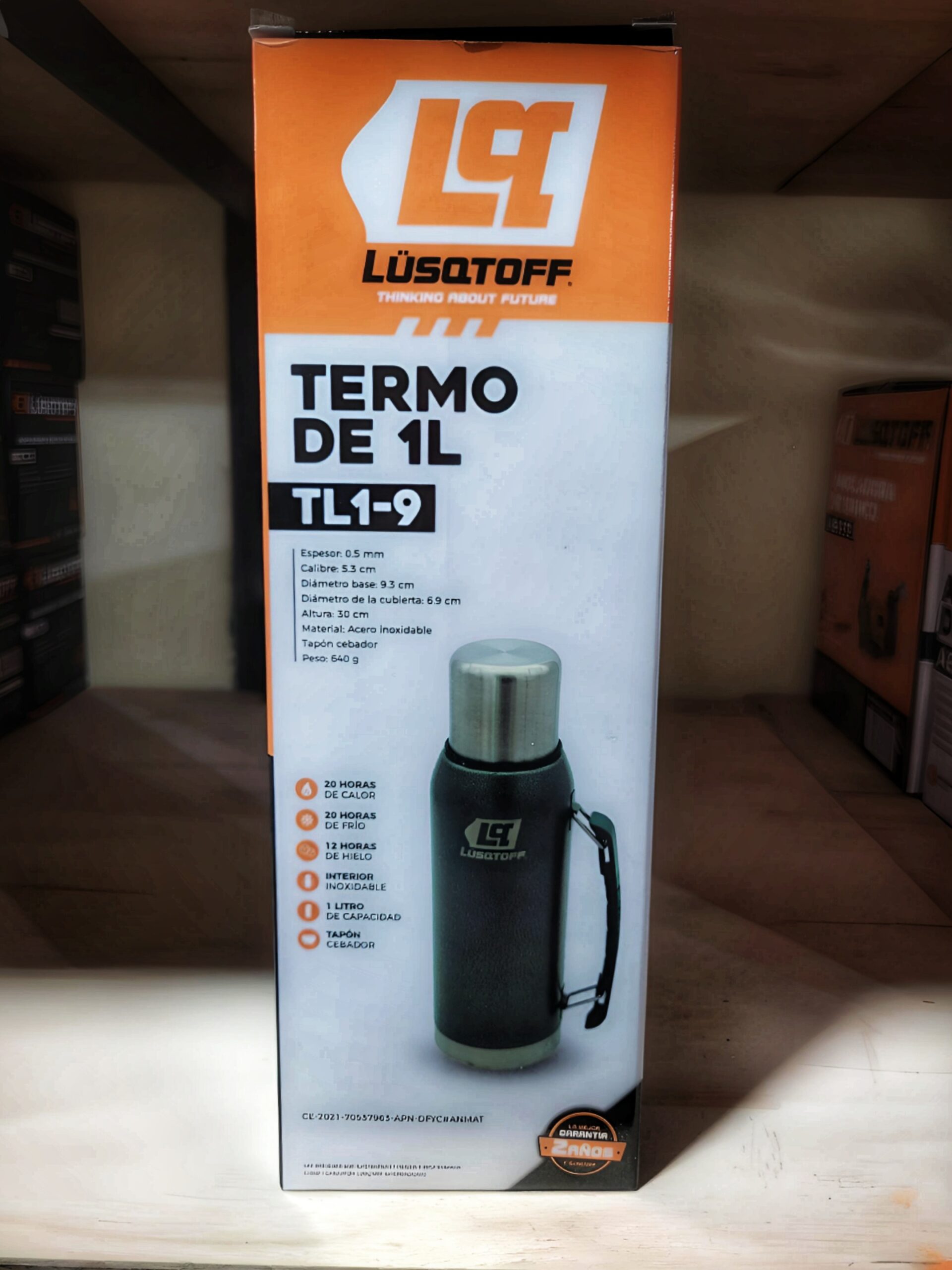 Termo INOXIDABLE 1L - LUSQTOFF - Imagen 2